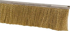 PRO-SOURCE - 5/16" Back Strip Brush Width, Stainless Steel Back Strip Brush - 3" Bristle Length, Stainless Steel, 36" OAL - Exact Tool & Supply