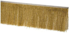 PRO-SOURCE - 5/16" Back Strip Brush Width, Stainless Steel Back Strip Brush - 6" Bristle Length, Stainless Steel, 36" OAL - Exact Tool & Supply
