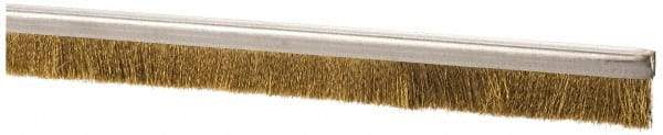 PRO-SOURCE - 5/16" Back Strip Brush Width, Stainless Steel Back Strip Brush - 1" Bristle Length, Stainless Steel, 72" OAL - Exact Tool & Supply