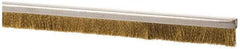 PRO-SOURCE - 5/16" Back Strip Brush Width, Stainless Steel Back Strip Brush - 1" Bristle Length, Stainless Steel, 72" OAL - Exact Tool & Supply