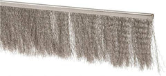 PRO-SOURCE - 5/16" Back Strip Brush Width, Stainless Steel Back Strip Brush - 4" Bristle Length, Stainless Steel, 72" OAL - Exact Tool & Supply