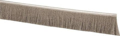 PRO-SOURCE - 1/2" Back Strip Brush Width, Stainless Steel Back Strip Brush - 2" Bristle Length, Stainless Steel, 36" OAL - Exact Tool & Supply
