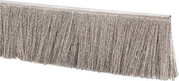 PRO-SOURCE - 1/2" Back Strip Brush Width, Stainless Steel Back Strip Brush - 3" Bristle Length, Stainless Steel, 72" OAL - Exact Tool & Supply