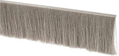 PRO-SOURCE - 1/2" Back Strip Brush Width, Stainless Steel Back Strip Brush - 4" Bristle Length, Stainless Steel, 72" OAL - Exact Tool & Supply