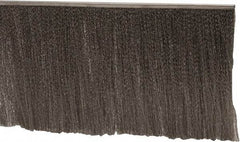 PRO-SOURCE - 1/2" Back Strip Brush Width, Stainless Steel Back Strip Brush - 6" Bristle Length, Stainless Steel, 72" OAL - Exact Tool & Supply