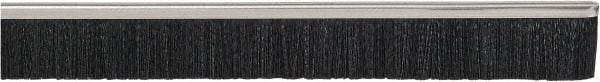 PRO-SOURCE - 1/2" Back Strip Brush Width, Stainless Steel Back Strip Brush - 1" Bristle Length, Nylon, 36" OAL - Exact Tool & Supply