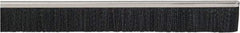PRO-SOURCE - 1/2" Back Strip Brush Width, Stainless Steel Back Strip Brush - 1" Bristle Length, Nylon, 36" OAL - Exact Tool & Supply