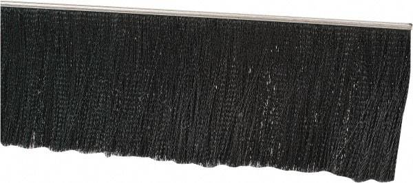 PRO-SOURCE - 1/2" Back Strip Brush Width, Stainless Steel Back Strip Brush - 6" Bristle Length, Nylon, 36" OAL - Exact Tool & Supply