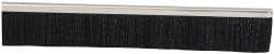 PRO-SOURCE - 1/2" Back Strip Brush Width, Stainless Steel Back Strip Brush - 1" Bristle Length, Nylon, 72" OAL - Exact Tool & Supply