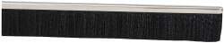 PRO-SOURCE - 1/2" Back Strip Brush Width, Stainless Steel Back Strip Brush - 2" Bristle Length, Nylon, 72" OAL - Exact Tool & Supply