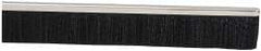 PRO-SOURCE - 1/2" Back Strip Brush Width, Stainless Steel Back Strip Brush - 2" Bristle Length, Nylon, 72" OAL - Exact Tool & Supply