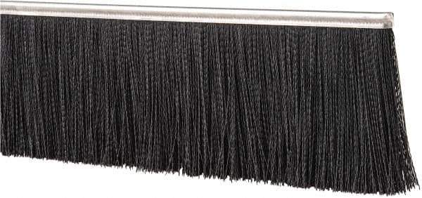 PRO-SOURCE - 1/2" Back Strip Brush Width, Stainless Steel Back Strip Brush - 6" Bristle Length, Nylon, 72" OAL - Exact Tool & Supply