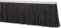 PRO-SOURCE - 1/2" Back Strip Brush Width, Stainless Steel Back Strip Brush - 6" Bristle Length, Nylon, 72" OAL - Exact Tool & Supply