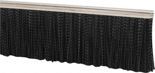 PRO-SOURCE - 7/8" Back Strip Brush Width, Stainless Steel Back Strip Brush - 3" Bristle Length, Nylon, 36" OAL - Exact Tool & Supply