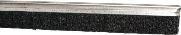 PRO-SOURCE - 5/16" Back Strip Brush Width, Stainless Steel Back Strip Brush - 1" Bristle Length, Nylon, 72" OAL - Exact Tool & Supply