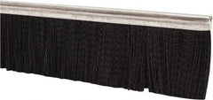 PRO-SOURCE - 5/16" Back Strip Brush Width, Stainless Steel Back Strip Brush - 2" Bristle Length, Nylon, 72" OAL - Exact Tool & Supply