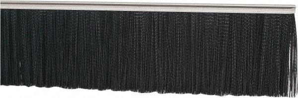 PRO-SOURCE - 5/16" Back Strip Brush Width, Stainless Steel Back Strip Brush - 4" Bristle Length, Nylon, 72" OAL - Exact Tool & Supply