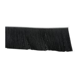 PRO-SOURCE - 1/2" Back Strip Brush Width, Metal Black Nylon Strip Brush - 6" Bristle Length, Nylon, 36" OAL - Exact Tool & Supply