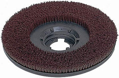 Made in USA - 20" Diam Scrubbing Brush - 18" Machine, 1-1/2" Trim Length, Polypropylene - Exact Tool & Supply