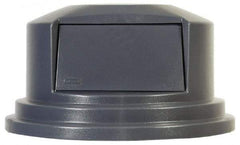 Rubbermaid - Round Lid for Use with 55 Gal Round Trash Cans - Gray, Polyethylene, For 2655 Brute Trash Cans - Exact Tool & Supply