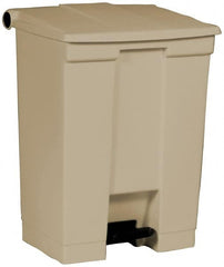Rubbermaid - 18 Gal Rectangle Unlabeled Trash Can - Exact Tool & Supply