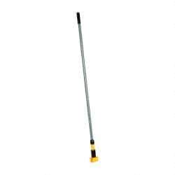 Rubbermaid - 60" Fiberglass Quick Connect Mop Handle - 5" Wet Mop Head Band, Plastic Connector, Use with Wet Mops - Exact Tool & Supply