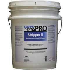 Scot's Tuff - 5 Gal Pail Stripper - Use on Metal Interlock Finishes, Polymer Finishes, Wax Finishes - Exact Tool & Supply