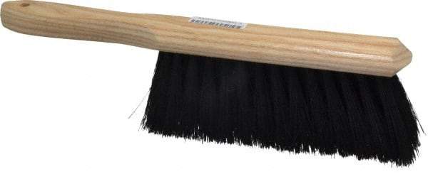 PRO-SOURCE - Tampico Counter Duster - 2-1/2" Bristle Length, 8" Long Head, Hardwood Handle, Black - Exact Tool & Supply