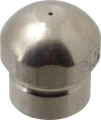 Value Collection - 4,200 psi Fixed, Stainless Steel, Sewer Pressure Washer Nozzle - 5.5mm Orifice Diam, 1/8" Thread, FPT, Polished - Exact Tool & Supply