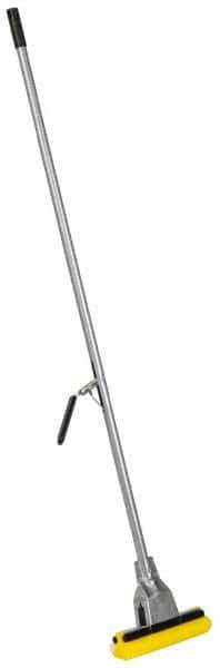PRO-SOURCE - Oceanic Sponge Mop - 9" Head Length, Steel Handle - Exact Tool & Supply