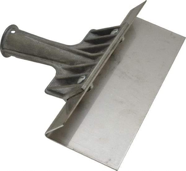 Haviland - Stiff Stainless Steel 1-Edge Scraper - 8" Blade Length, 8" Long Stainless Steel Handle - Exact Tool & Supply