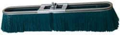 PRO-SOURCE - 18" Rough Surface Polypropylene Push Broom - 3" Bristle Length, Metal Block, Bolt-On Handle Connection - Exact Tool & Supply