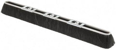 PRO-SOURCE - 36" Rough Surface Polypropylene Push Broom - 3" Bristle Length, Metal Block, Bolt-On Handle Connection - Exact Tool & Supply