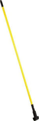PRO-SOURCE - 60" Fiberglass Clamp Jaw Mop Handle - Polypropylene Connector, Use with Wet Mops - Exact Tool & Supply