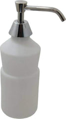 Value Collection - 34 oz Liquid Soap Dispenser Hardware - Plastic, Hanging, Chrome - Exact Tool & Supply