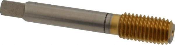 Balax - M14x2.00 Metric Coarse D14 Thread Limit Bottoming Thread Forming Tap - High Speed Steel, TiN Finish, 3-19/32" OAL, 1" Thread Length, Right Hand Thread, Series BXMB - Exact Tool & Supply