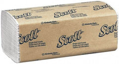 Scott - 1 Ply White Single-Fold Paper Towels - 9-1/4" Wide - Exact Tool & Supply