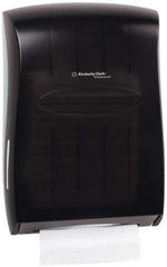 Kimberly-Clark Professional - Hands Free, Plastic Paper Towel Dispenser - 18.88" High x 13-1/4" Wide x 5.88" Deep, 2-1/2 Sleeves, Smoke (Color) - Exact Tool & Supply