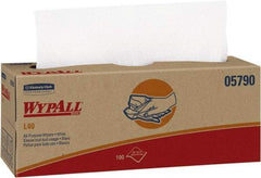 WypAll - L40 Dry General Purpose Wipes - Pop-Up, 9-3/4" x 16-3/8" Sheet Size, White - Exact Tool & Supply