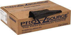 PRO-SOURCE - 0.6 mil Thick, Household/Office Trash Bags - 30" Wide x 36" High, Black - Exact Tool & Supply