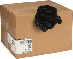 PRO-SOURCE - 0.65 mil Thick, Household/Office Trash Bags - 33" Wide x 39" High, Black - Exact Tool & Supply