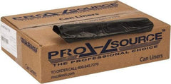 PRO-SOURCE - 0.8 mil Thick, Household/Office Trash Bags - 40" Wide x 46" High, Black - Exact Tool & Supply