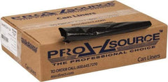 PRO-SOURCE - 1.25 mil Thick, Heavy-Duty Trash Bags - 40" Wide x 46" High, Black - Exact Tool & Supply