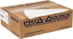 PRO-SOURCE - 0.63 mil Thick, Household/Office Trash Bags - 43" Wide x 48" High, Clear - Exact Tool & Supply