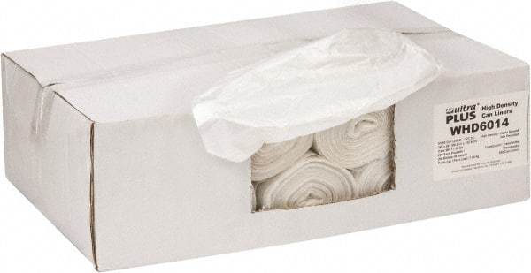 PRO-SOURCE - 0.55 mil Thick, Household/Office Trash Bags - 38" Wide x 60" High, Clear - Exact Tool & Supply