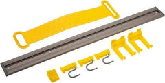 Rubbermaid - 4-1/4" Projection, Plastic Wall Strip Organizer - 34" OAL - Exact Tool & Supply