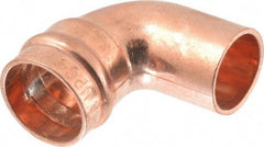 B&K Mueller - 1/2" Copper Pipe 90° Street Elbow - C x Ftg, Presoldered - Exact Tool & Supply