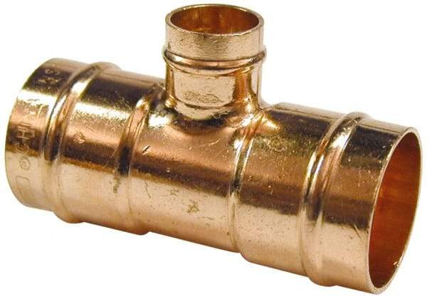 B&K Mueller - 1 x 1 x 1/2" Copper Pipe Tee - C x C x C, Presoldered - Exact Tool & Supply