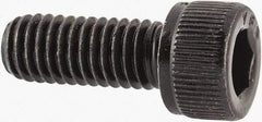 Value Collection - #10-32 UNF Hex Socket Drive, Socket Cap Screw - Alloy Steel, Black Oxide Finish, Fully Threaded, 1/2" Length Under Head - Exact Tool & Supply