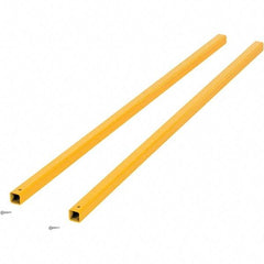 Vestil - 1-1/4" Long x 1-1/4" High, Steel Connection Tubing - Exact Tool & Supply